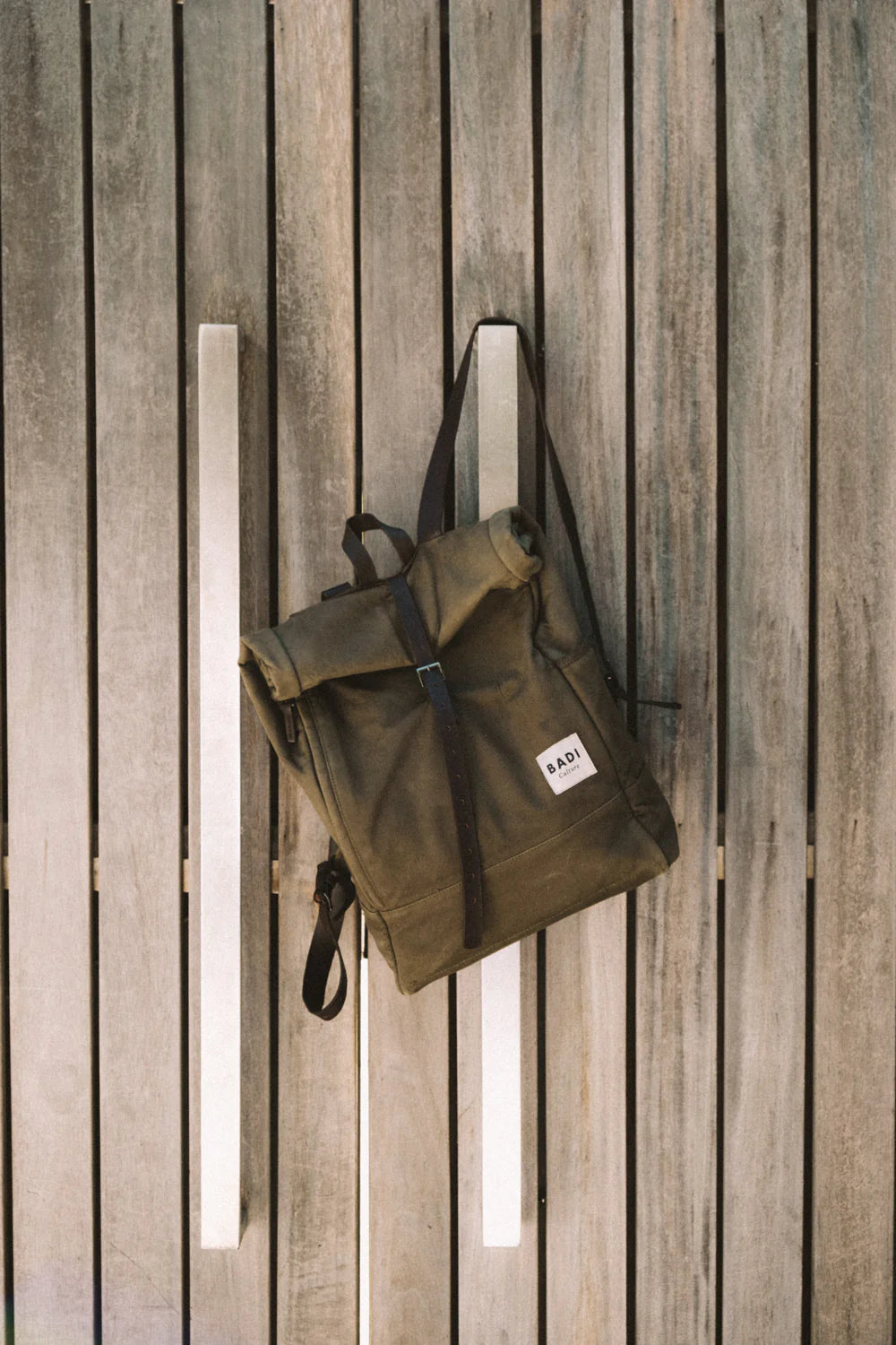 Roll-Over Rucksack - Khaki