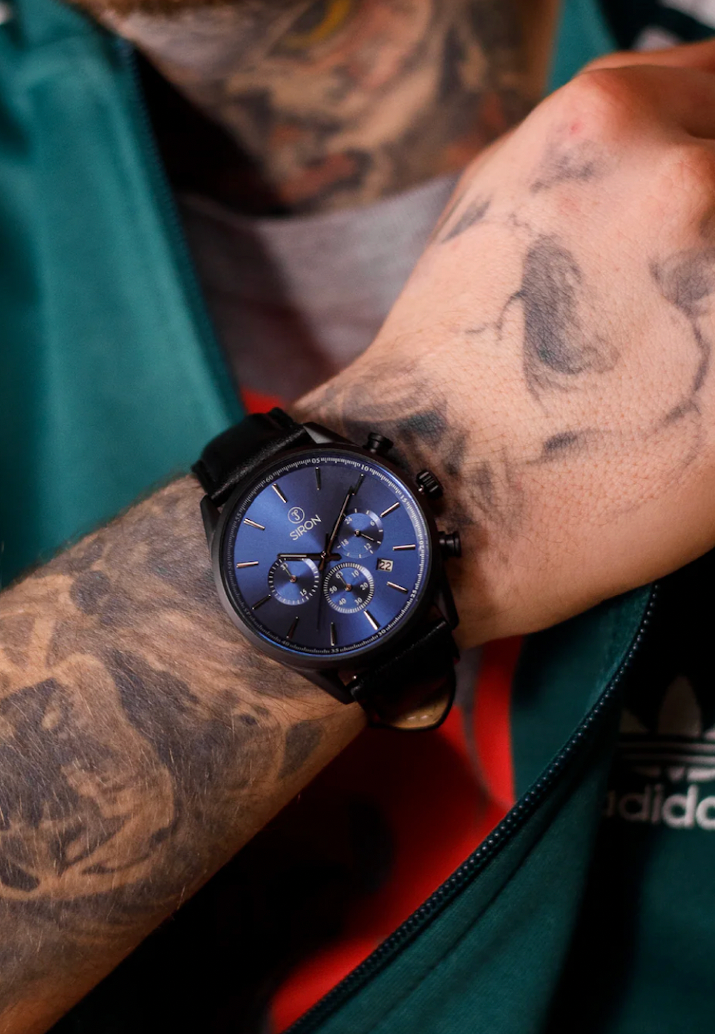 SUPERIOR CHRONO DEEP BLUE - VENOM BLACK – LEATHER