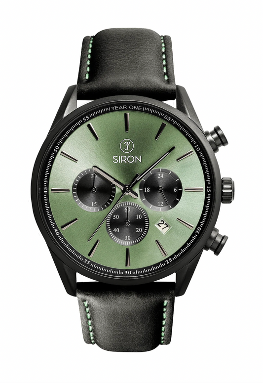 YEAR ONE | SUPERIOR CHRONO - FROZEN MINT – LEATHER