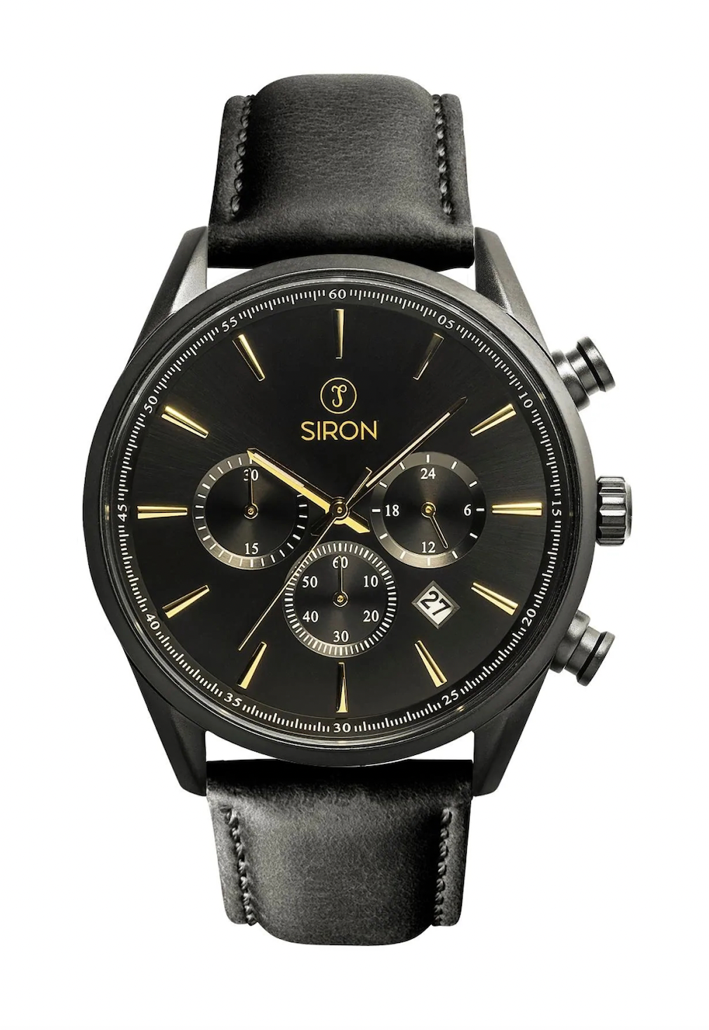 SUPERIOR CHRONO GOLD/BLACK - VENOM BLACK – LEATHER